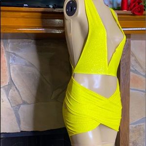 Custom Yellow Gold Glitter Dress